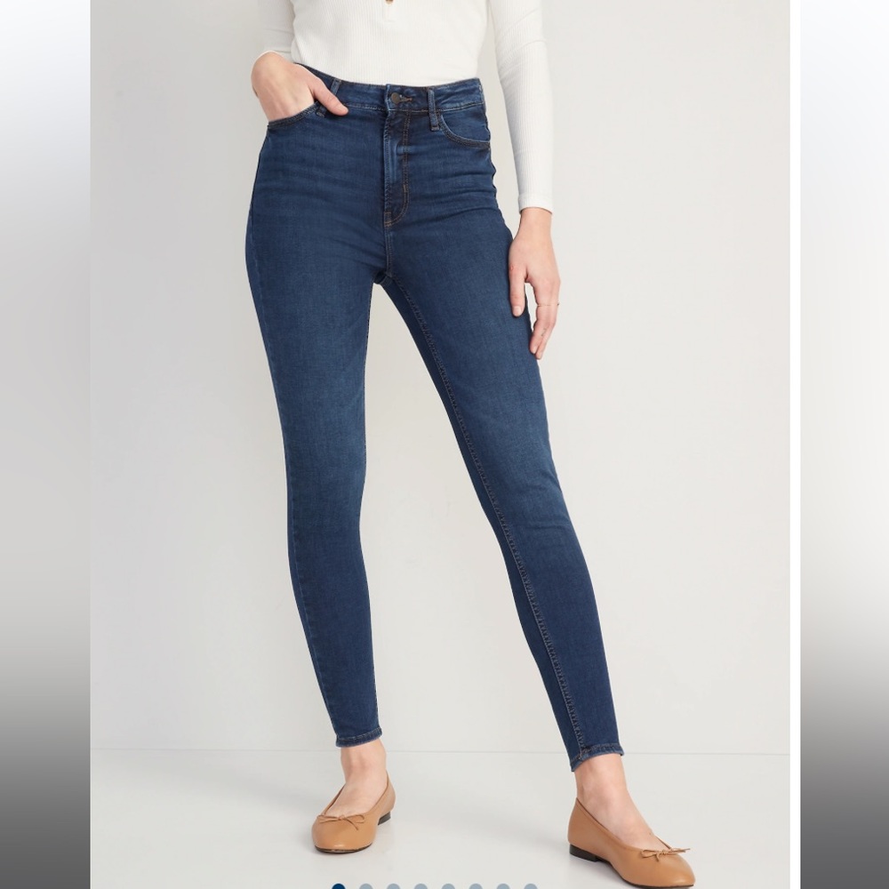 FitsYou 3-Sizes-in-1 Extra High-Waisted Rockstar Super-Skinny Jeans - Size 8-12